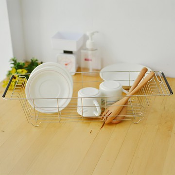 PEACHY LIFE 完美主義 不鏽鋼水槽架  金屬銀  1個  1層