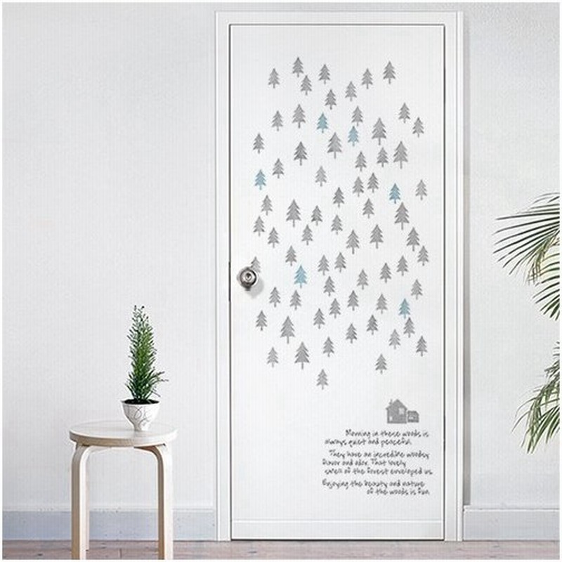 ドア リフォーム シート リメイク 壁紙 室内ドア 玄関 Diy ドアシート モーニングツリー 通販 Lineポイント最大0 5 Get Lineショッピング