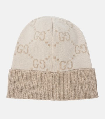 Gucci GG cashmere jacquard beanie