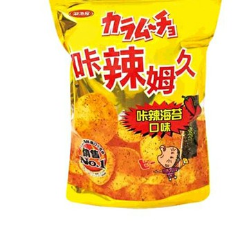 [COSCO代購5] D11714 卡辣姆久 平切洋芋片卡辣海苔口味 500公克