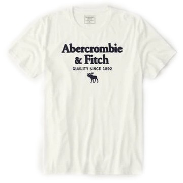 AF a&f Abercrombie & Fitch 短袖 T恤 白色 1468