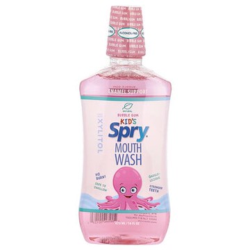 Xlear, 兒童漱口水，琺瑯質幫助，無酒精，天然口香糖, 16 fl oz (473 ml)