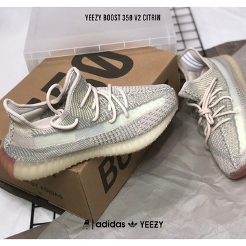 【逢甲 FUZZY】Yeezy Boost 350 V2 Citrin 黃水晶 拼接 FW3042