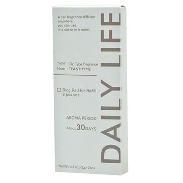 Daily Life 香氛芳香夾補充 TEA&THYME 2件裝  1盒  白茶百里香