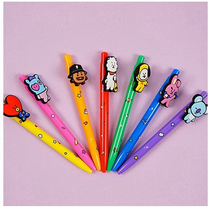 安全 韓国文具 Bt21 3色 ボールペン 文房具 ペン かわいい 防弾少年団 Shipsctc Org