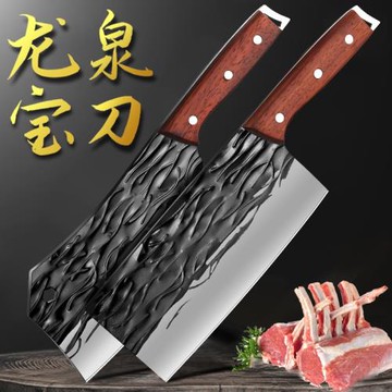菜刀家用手工鍛打刀具廚房切菜刀廚師專用不銹鋼鋒利切肉刀砍骨刀
