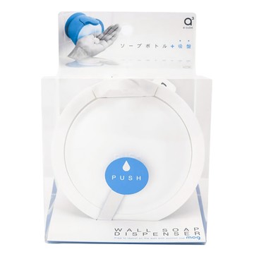 SANEI 三榮 無痕按壓式給皂器  1個  白色