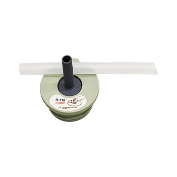 LocknLock 樂扣樂扣 微笑騎士 不鏽鋼隨行杯專用上蓋 吸管款 CAP-LHC4327GRN 26.4cm  薄荷綠  1組