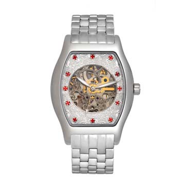 FLUNGO 佛朗明哥傳奇鏤雕酒樽恒動錶(紅)