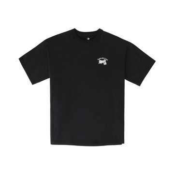 CONVERSE PEACHED GRAPHIC TEE 短袖上衣 男 黑-MCH621-023