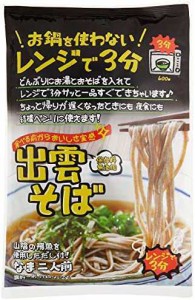 本田商店 レンジで3分 出雲そば 2人前 飛魚つゆ付