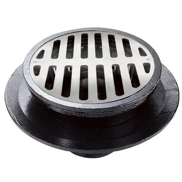 電光屋頂落水頭附防洩盤4"/FF3423