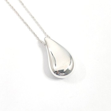 【日本直運 二手美品】蒂芙尼 TIFFANY&Co. 項鍊 淚滴 艾爾莎‧佩瑞蒂 純銀 925 長鍊