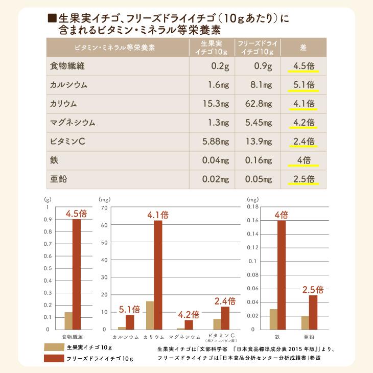 フリーズドライ イチゴ 60g ダイスカット サイズ 5mm