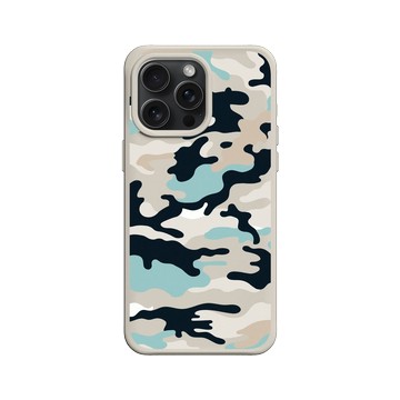 iPhone 15 Pro Max SolidX 貝殼灰 - Camouflage / 迷彩 - 仿布迷彩