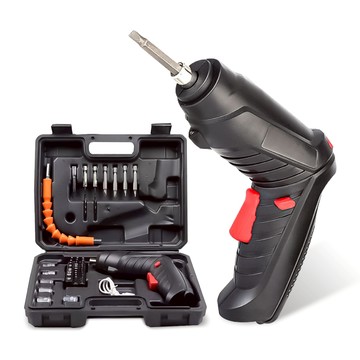 47件套電動螺絲起子 多功能電動螺絲起子 USB充電 LED照明燈 電鑽 電鑽起子 電動螺絲【小麥購物】【B104】