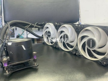 TCOMAS 鈦鉭 SJ-A090 360水冷散熱器 白色風扇 黑色本體 Intel平臺 三風扇設計【三和電腦配件店】