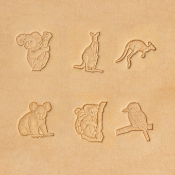 IVAN 澳洲動物圖案印花工具7件組 8180-02