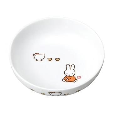 kanesho 金正陶器 陶瓷盤  12 x 3.5cm  MIFFY 白色  1個