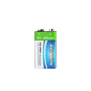 BESTON 9V 充電式鎳氫電池 for 9V 250mAh 鎳氫電池 充電電池 適用對講機 遙控玩具 無線麥克風