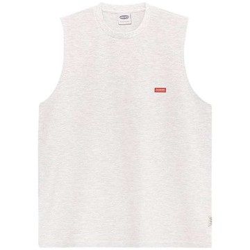 【PARAGRAPH】26SS NO.092 BOX LOGO SLEEVELESS 寬肩背心 (雪花灰色)