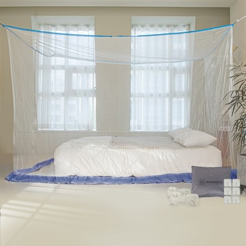 Mom's Feel 大型方形蚊帳  白色  特大