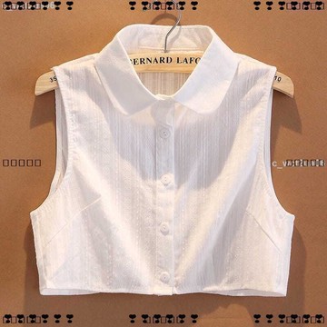 超實惠 💘新品假領子 春鞦鼕季純棉方領立領假領子女百搭假領襯衫裝飾白色大碼襯衣假領