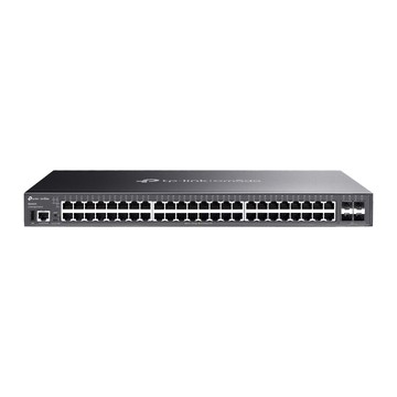 tp-link 昌運監視器 omada sg5452x 48埠l3管理型交換器含4個10g插槽電洽