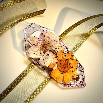 【浪漫時光屋】獨一乾燥花髮夾