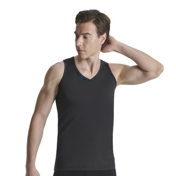 遠東 F.E.T. TopComfort 親肌棉涼爽背心 2件組  黑色  XL