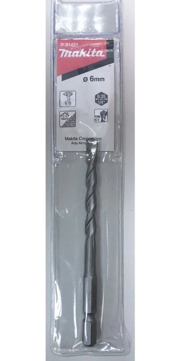 牧田 MAKITA 水泥鑽頭 D-71560 D-31491 六角柄 鑽尾 6.0mmx100mm 快速接頭 鑽頭 起子機用 石材鑽頭 磚牆