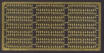 【逆時光】D-06 1/35 樹葉蝕刻片 橡樹葉 偽裝戰車場景用 AB