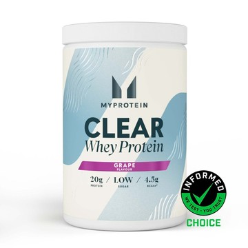 Clear Whey Protein Powder - 500g - 20servings - Grape