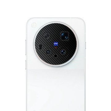 o-one 【小螢膜】vivo X500 Pro Max 精孔鏡頭保護貼 輕薄抗擊 輕微刮痕自動修復 Carbon 碳纖維材質(兩入組)