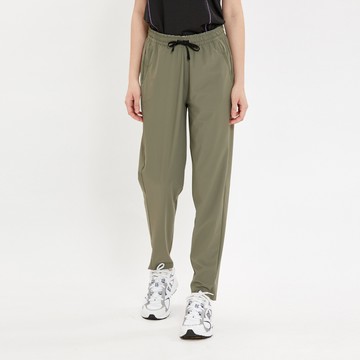 Hang Ten ThermoContro 冰絲涼感吸濕快乾鬆緊休閒長褲-女(橄欖綠)