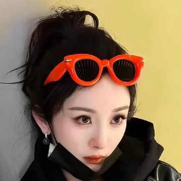 楊冪同款高級感太陽眼鏡2026新款跨境太陽鏡歐美個性時尚潮墨鏡女
