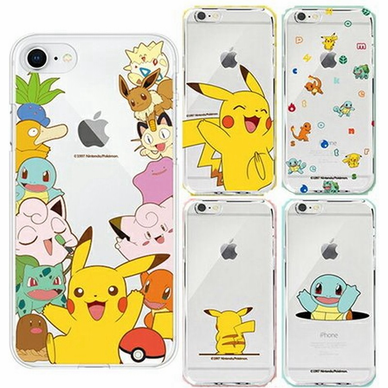 Cq Pokemon Clear Jelly ポケモン Iphone Galaxy ケース カバー スマホケース 通販 Lineポイント最大get Lineショッピング