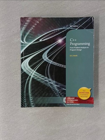 【書寶二手書T1／大學資訊_ZCD】C++ Programming_D. S. Malik