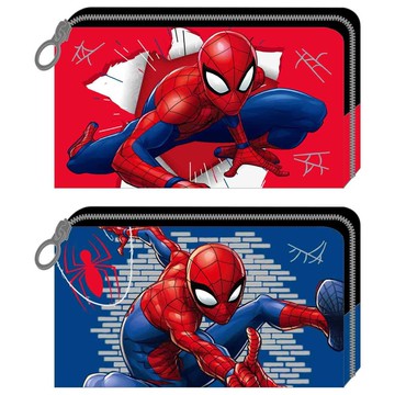 漫威(蜘蛛人)大拉鏈大容量筆袋(2) (款式隨機出貨)