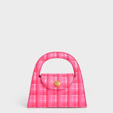 Este 老花圓釦手提包