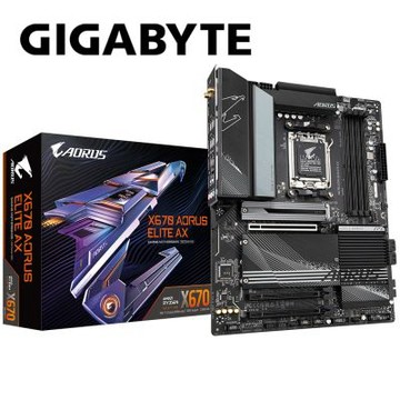 技嘉 X670 AORUS ELITE AX 主機板+金士頓 D5 32G/5200 FURY 記憶體