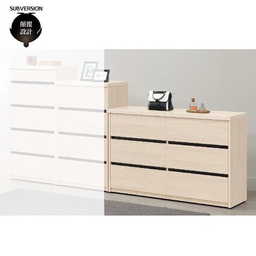【顛覆設計】尼艾雅奶茶色4尺六斗櫃
