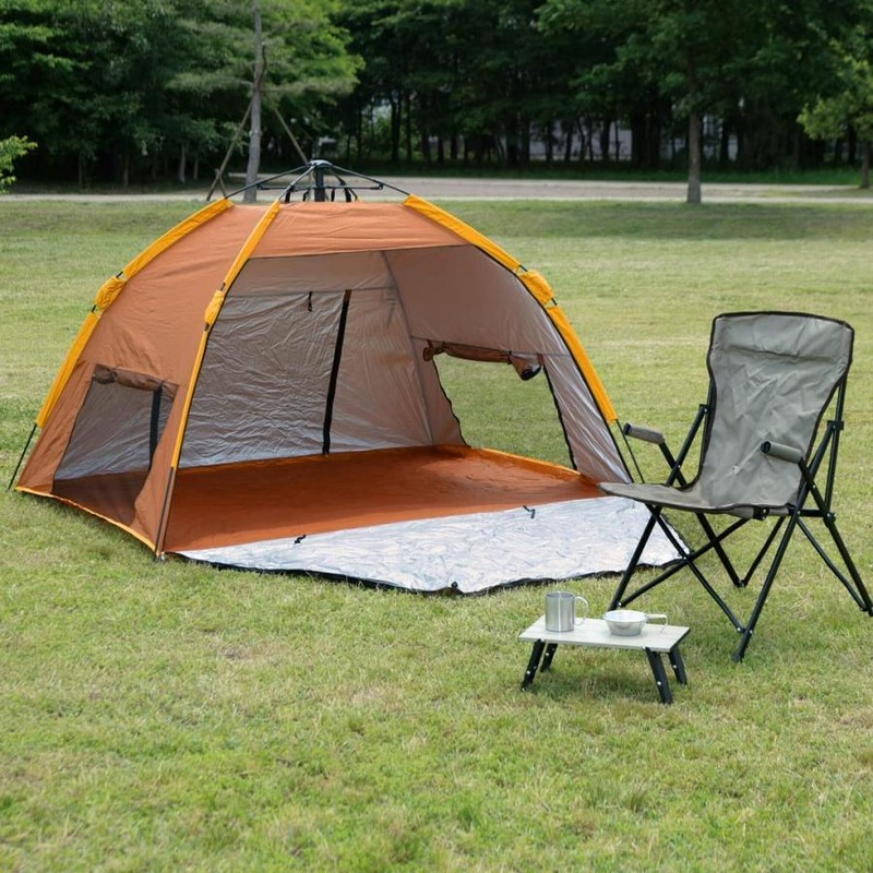 ワンタッチテント 4人用 テント ドーム ワンタッチ 大型 最強 2m