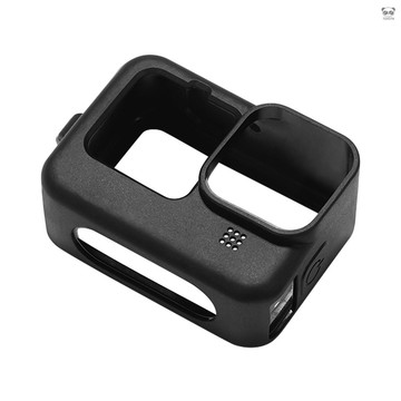 運動相機矽膠套 相機保護殼 相機配件 帶鏡頭蓋 防丟手繩 適用於GoPro Hero 9 Black  Her