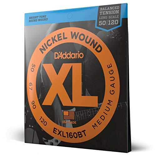 D'Addario ダダリオ ベース弦 ニッケル バランスドテンション Long Scale .050-.120 EXL160BT 