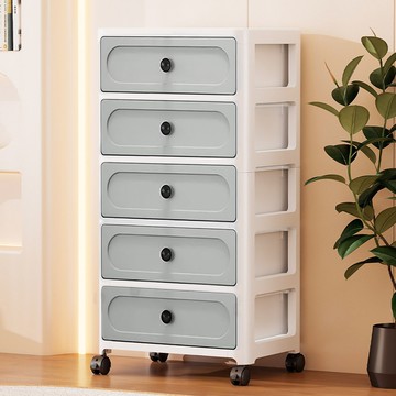 【AOTTO】36面寬輕奢五層抽屜收納櫃(置物櫃 抽屜櫃)