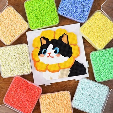 拼豆豆DIY🌈 221色拼豆套餐MARD大廠同款手作diy玩具拼拼豆豆擴充套裝 拼豆材料 手作DIY 手作材料