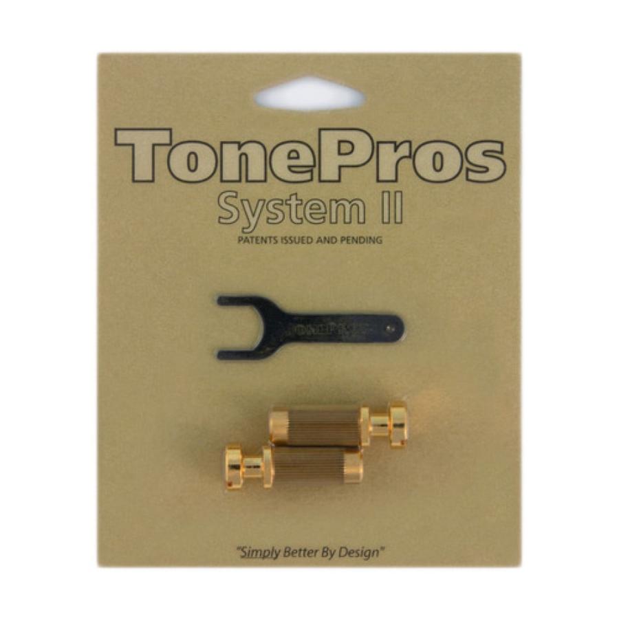 TonePros Metric Locking Studs ブリッジスタッド アンカー ゴールド SM1-G