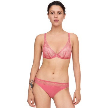 【Passionata】Ondine_深V T-Shirt Bra內衣_B-D罩杯(48J90_0O2草莓牛奶)