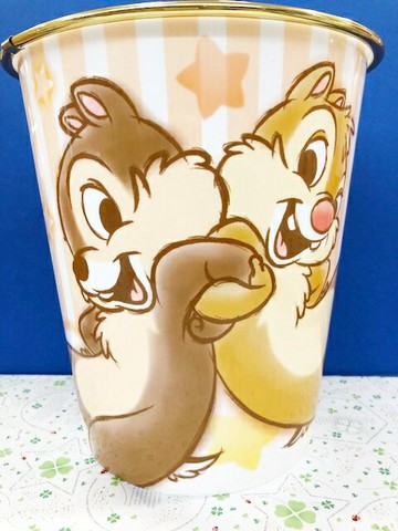 【震撼精品百貨】Chip N Dale 奇奇蒂蒂松鼠 奇奇&蒂蒂塑膠垃圾桶-松鼠#06686 震撼日式精品百貨